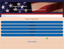 Tablet Screenshot of fingerprintsparis.com